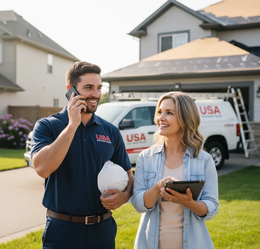 USA Roof Repair Experts customer support in Davidsonville